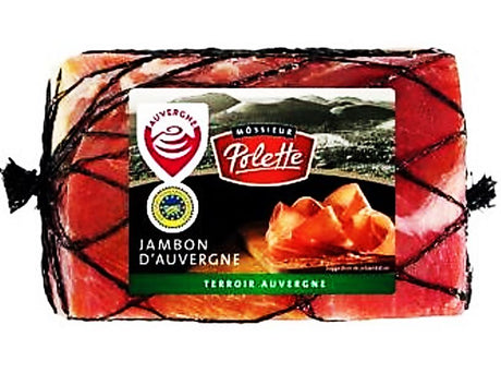 1/4 Jambon Desosse Igp Auvergne 9 Mois, Sans Nitrite
