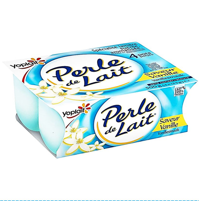 Perle De Lait, Yaourt Aromatise A La Vanille