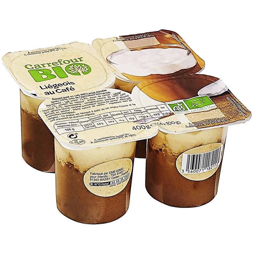 Creme Liegeoise Cafe Bio