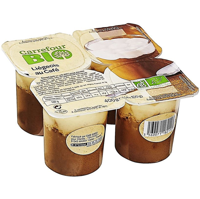 Creme Liegeoise Cafe Bio