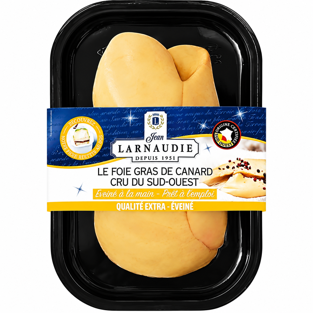 DUCK FOIE GRAS DEVEINED 550G (#126018)