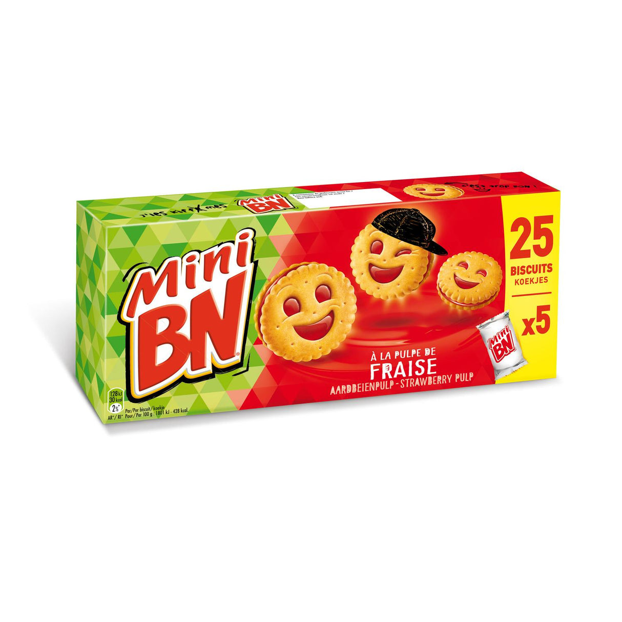 MINI STRAWBERRY BISCUITS 175G (#116440)