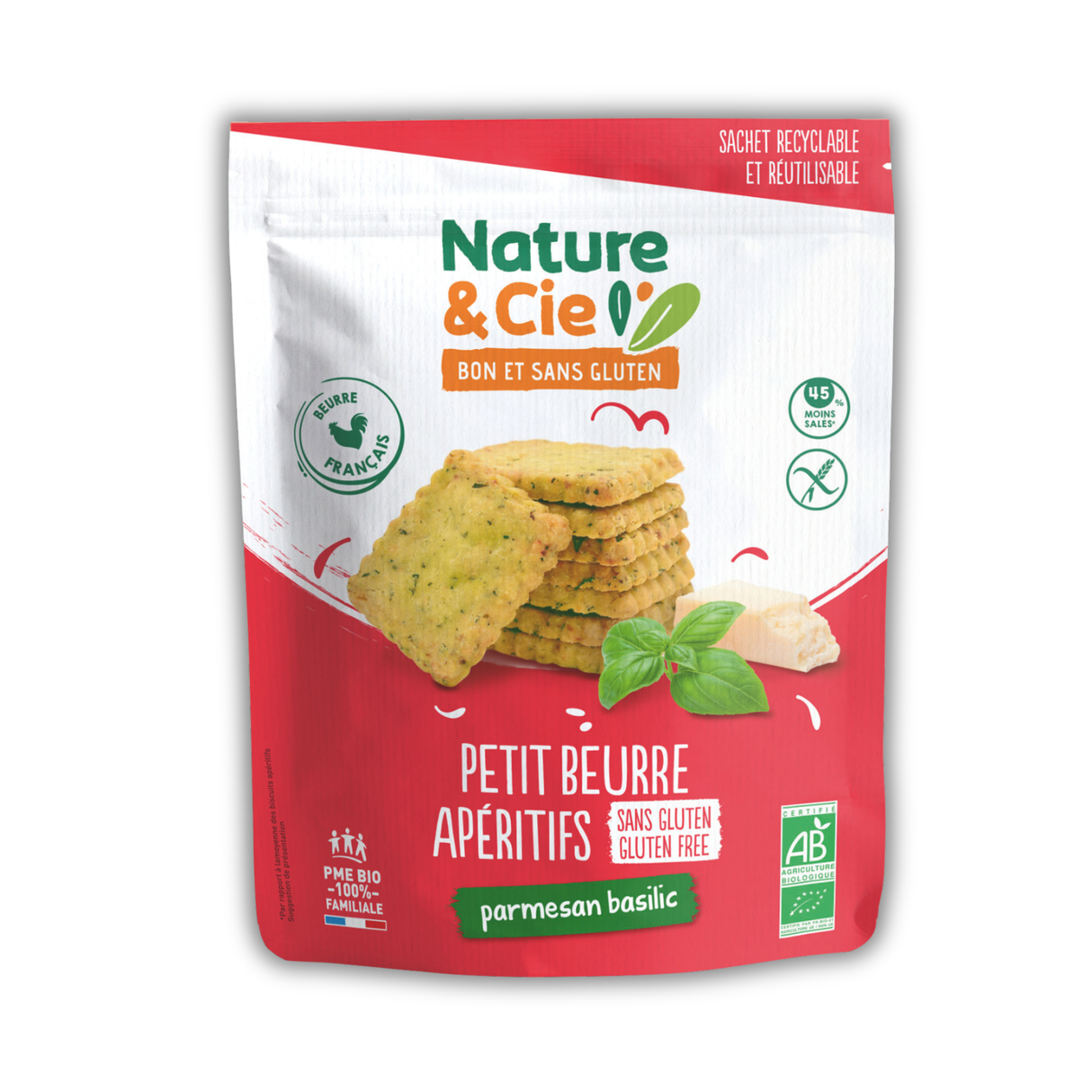 BISC BASIL PARMESAN 80G (#125248)