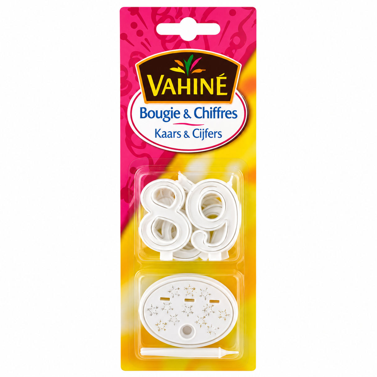 number shaped candles 10pc (#126818)