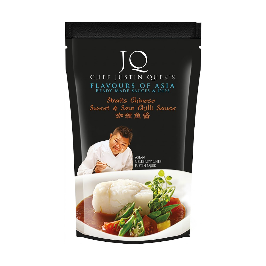CHEF JUSTIN QUEK STRAITS CHINESE SWEET & SOUR SAUCE 125G (#128911)