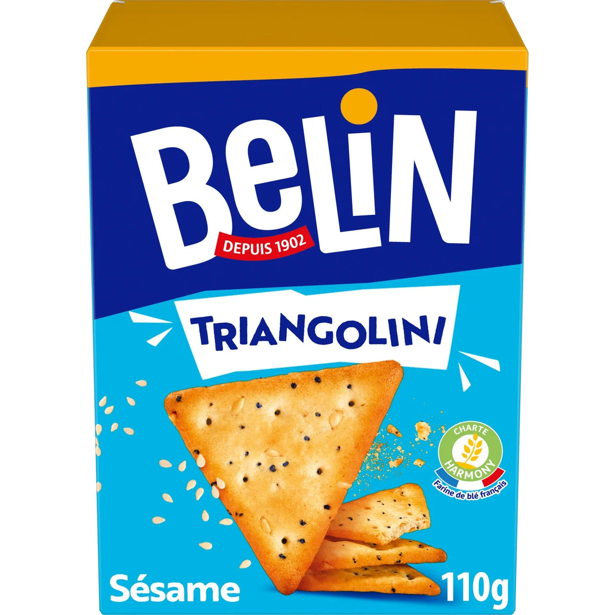 TRIANGOLINI SESAME CRACKERS 110G (#117198)