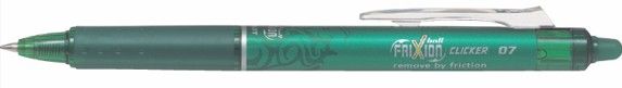 STN FRIXION GREEN PEN 0.7MM (#126508)