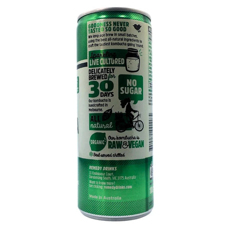 LEMON LIME MINT KOMBUCHA 250ML (#129027)