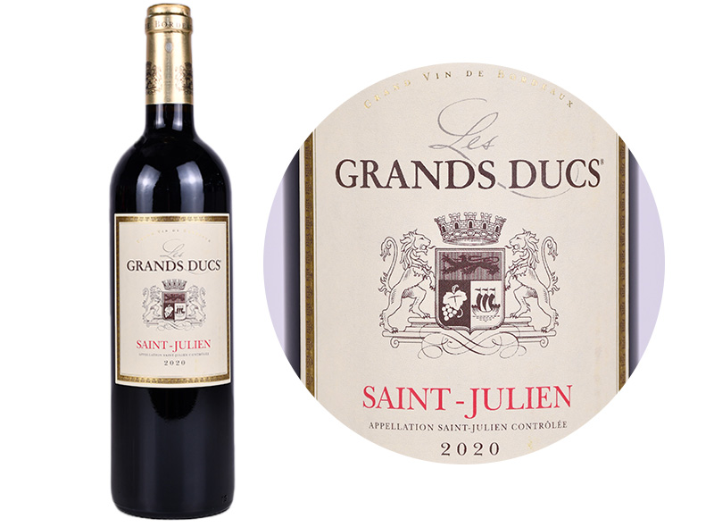 Les Grands Ducs Pinot Noir Saint-Julien Red Wine 2020 75cl