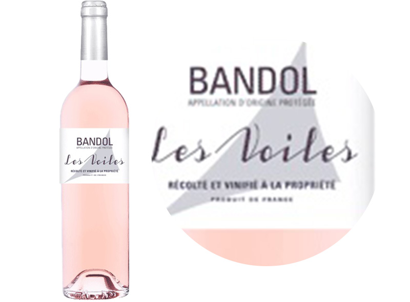 Les Voiles Bandol rosé 2020-2022 Bouteille 75cl