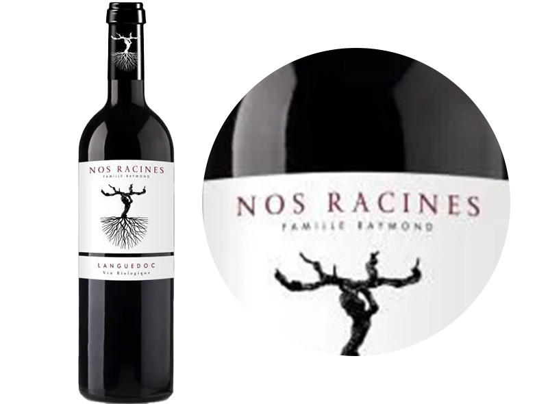 Nos Racines Organic Merlot Cabernet Sauvignon Red Wine C&ocirc;tes de Bourg 2022 Bouteille 75cl