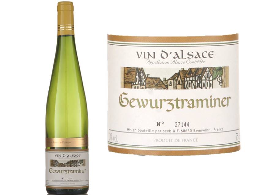 S&eacute;lection A. Florent Gewurztraminer White Wine 2022 Bouteille 75cl