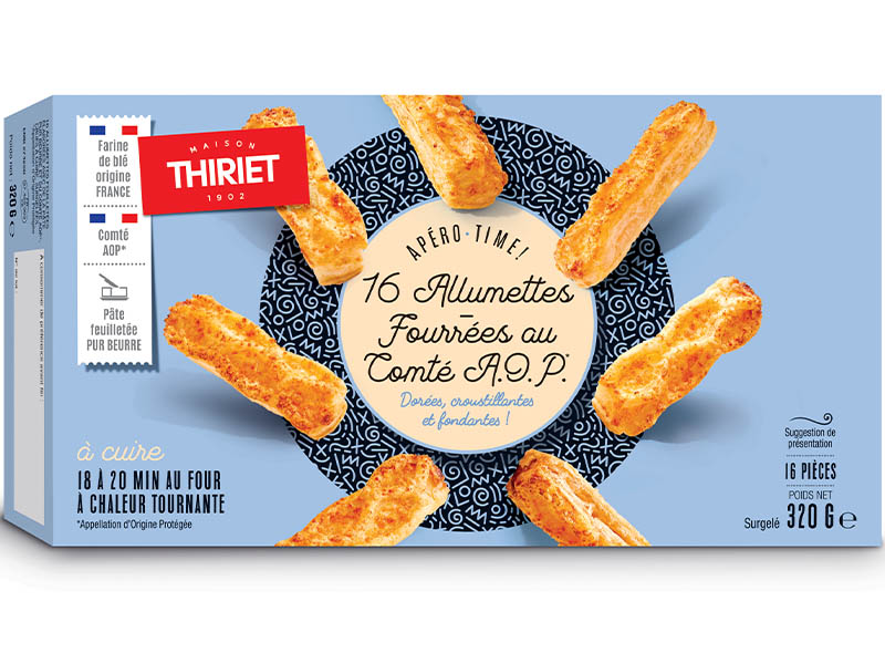 Maison Thiriet 16 Chesse Straws Filled With Comt&eacute; AOP 320g