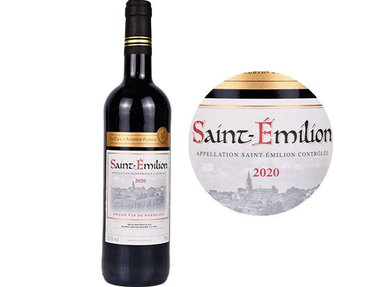 Sélection A. Florent Saint Emilion rouge 2020-2021 Bouteille 75cl