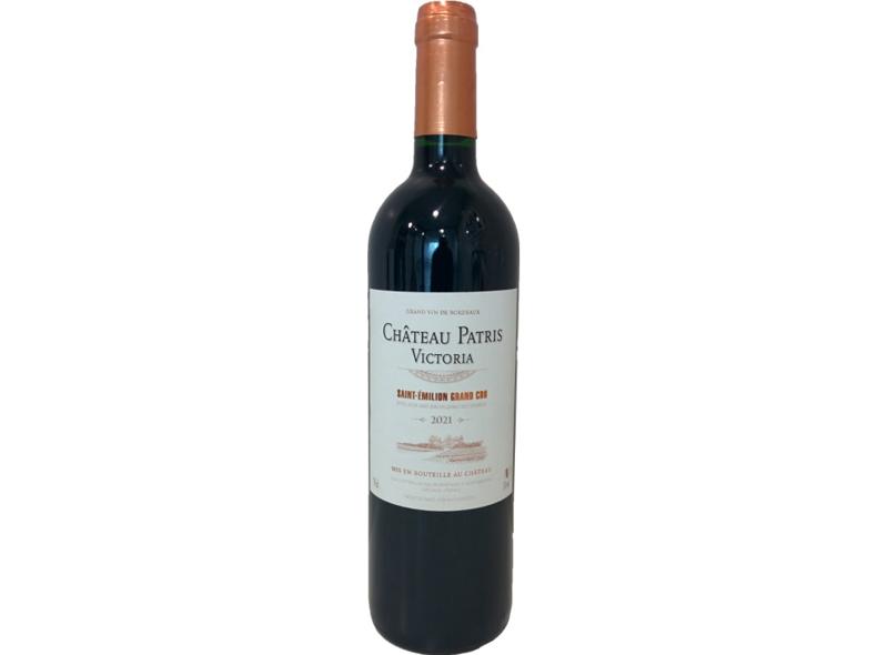 Ch&acirc;teau Patris Victoria Merlot Noir Saint Emilion Grand Cru Red Wine 2021 Bouteille 75cl