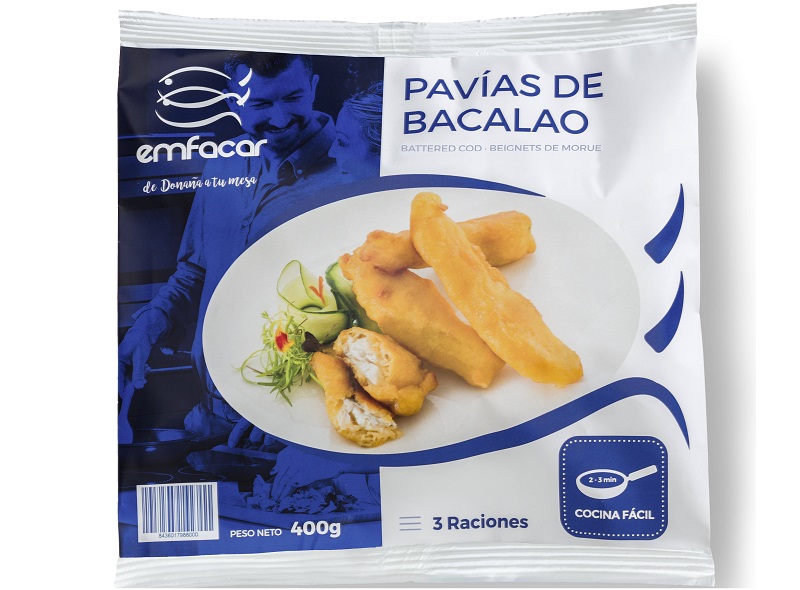 Emfacar Pavias de Bacalao Beignet de morue 410g 5-8pcs