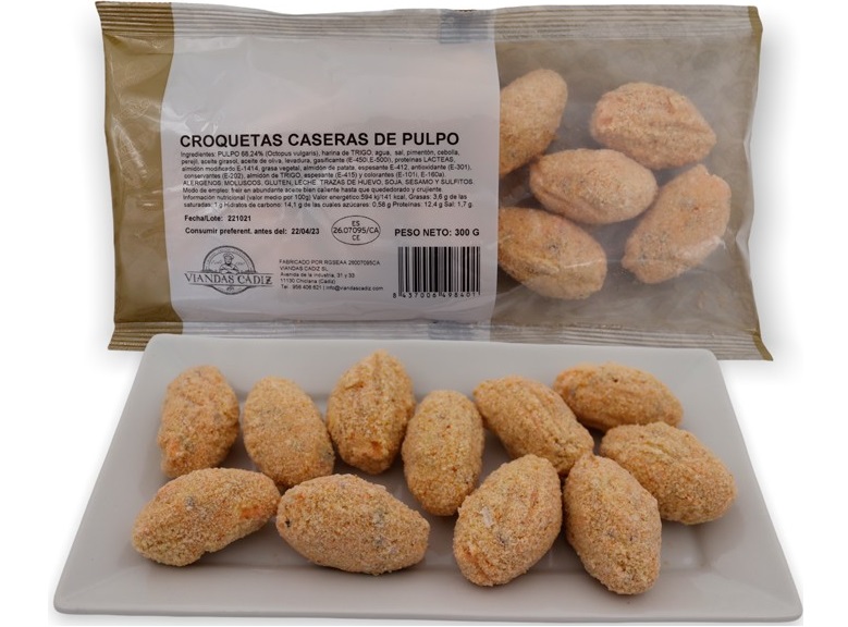 Viandas Ortiz Croquetas De Pulpo Artesanales Artisan Octopus Croquettes 300g