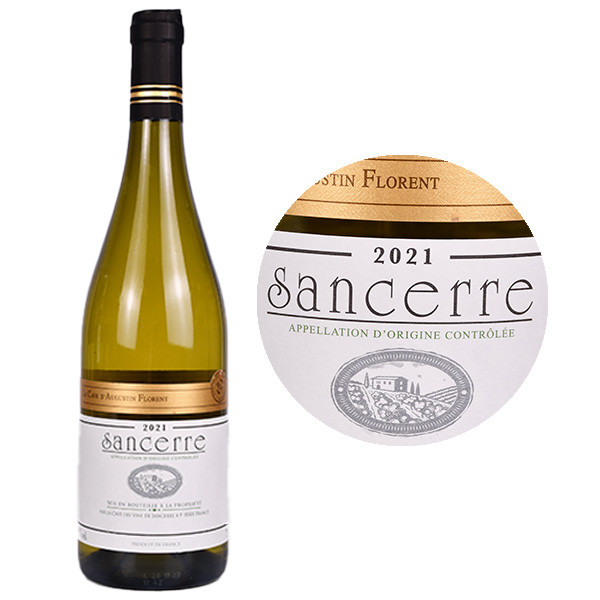 S&eacute;lection A. Florent Sauvignon Blanc Sancerre White Wine 2018-2019-2022 Bouteille 75cl