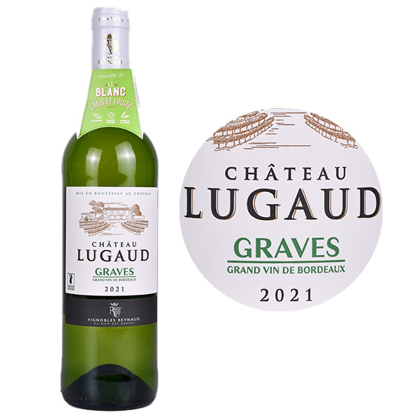 Ch&acirc;teau Lugaud Pinot Blanc Graves Grand Vin de Bordeaux White Wine 2023 75cl