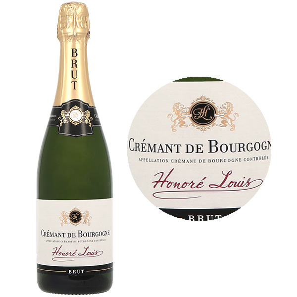 Honor&eacute; Louis Aligot&eacute; Cr&eacute;mant de Bourgogne Brut White Wine Bouteille 75cl