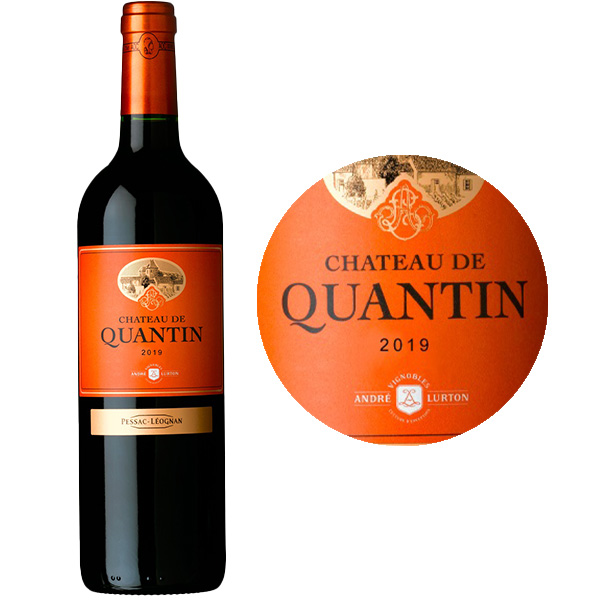 Ch&acirc;teau de Quantin Cabernet Sauvignon Pessac L&eacute;ognan Red Wine 2019-2020 Bouteille 75cl