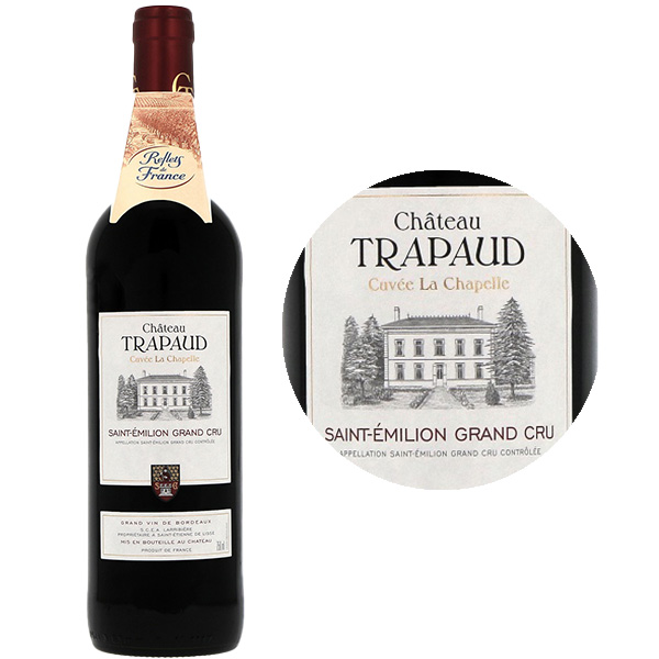 Ch&acirc;teau Trapaud Cabernet Franc Saint-Emilion Grand Cru Red Wine 2020-2021 Bouteille 75cl