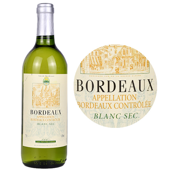 Les Petites Caves Muscadelle Bordeaux White Wine Bouteille 75cl