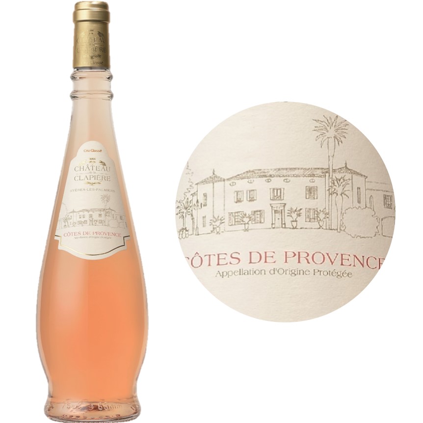 Ch. De la Clapière Côtes de Provence Cru Classé rosé 2022 Bouteille 75cl