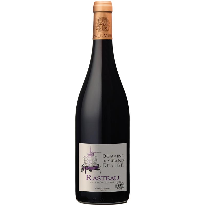 Domaine du Grand Destr&eacute; Grenache C&ocirc;tes Du Rh&ocirc;ne Rasteau Red Wine 2022 Bouteille 75cl