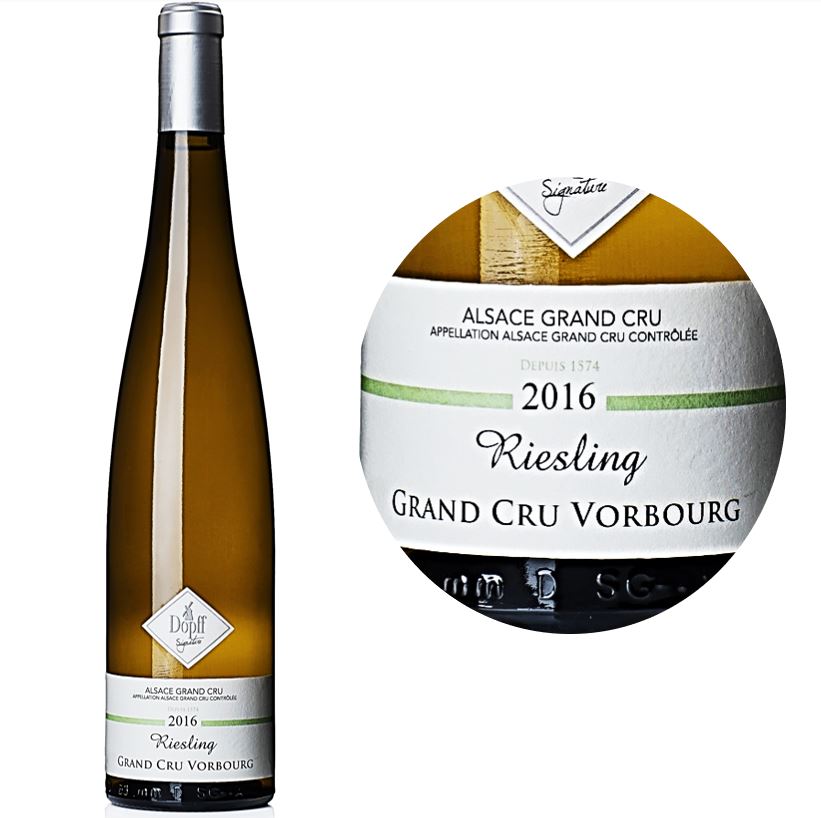 Dopff Riesling White Wine 2019 Grand Cru Vorbourg 75cl