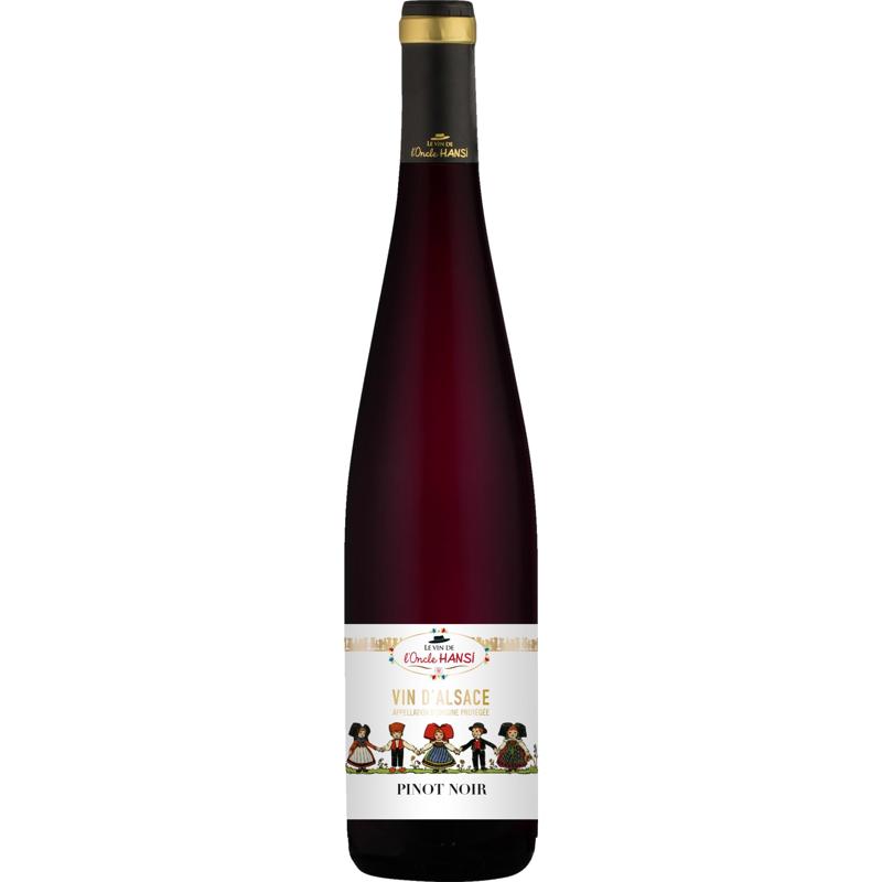 L’Oncle Hansi Pinot Noir d’Alsace rouge 2022 Bouteille 75cl