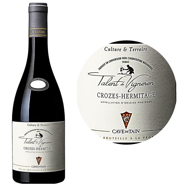 Talent de Vigneron Syrah Organic Crozes-Hermitage Red Wine 2021 Bouteille 75cl