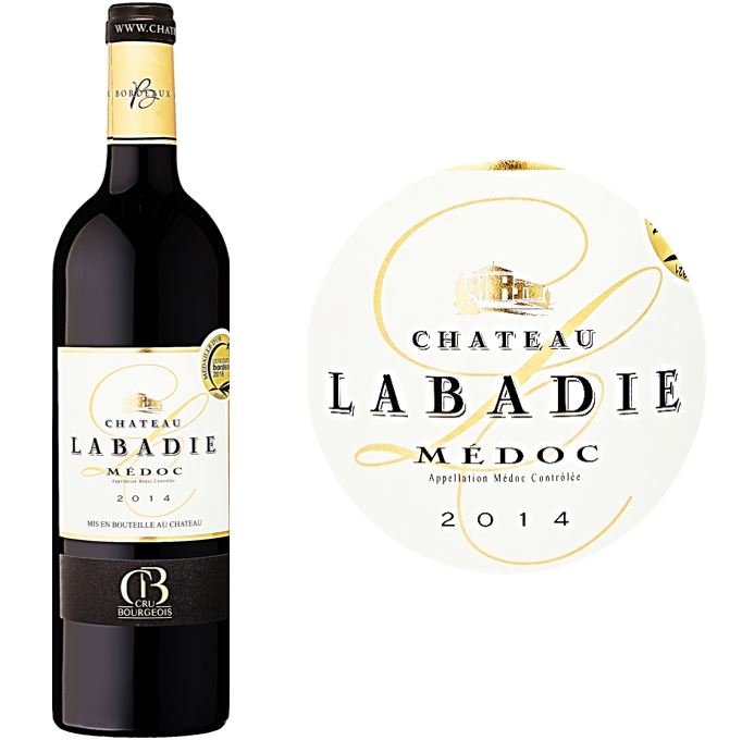 Ch. Labadie Merlot M&eacute;doc Cru Bourgeois Red Wine 2019 Bouteille 75cl