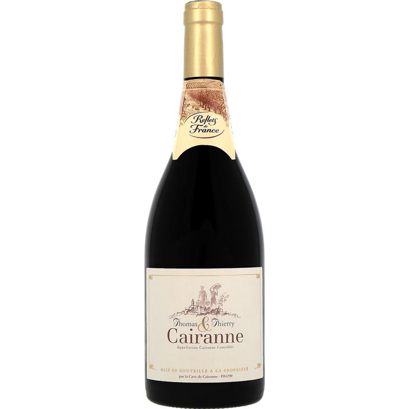 Thomas & Thierry Cairanne AOP rouge 2022 Bouteille 75cl