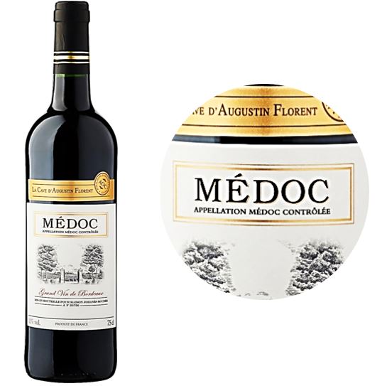 S&eacute;lection A. Florent Merlot M&eacute;doc Red Wine 2019-2021 Bouteille 75cl