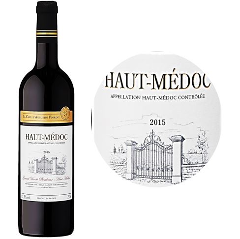 S&eacute;lection A. Florent Cabernet Haut M&eacute;doc Red Wine 2022 Bouteille 75cl