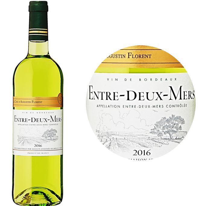 S&eacute;lection A. Florent Sauvignon Entre-Deux-Mers White Wine 2022 Bouteille 75cl