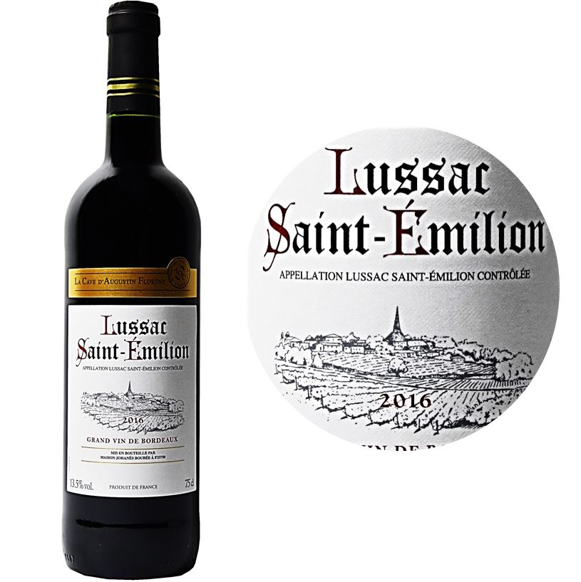 Sélection A. Florent Lussac Saint-émilion rouge 2021/2019 75cl