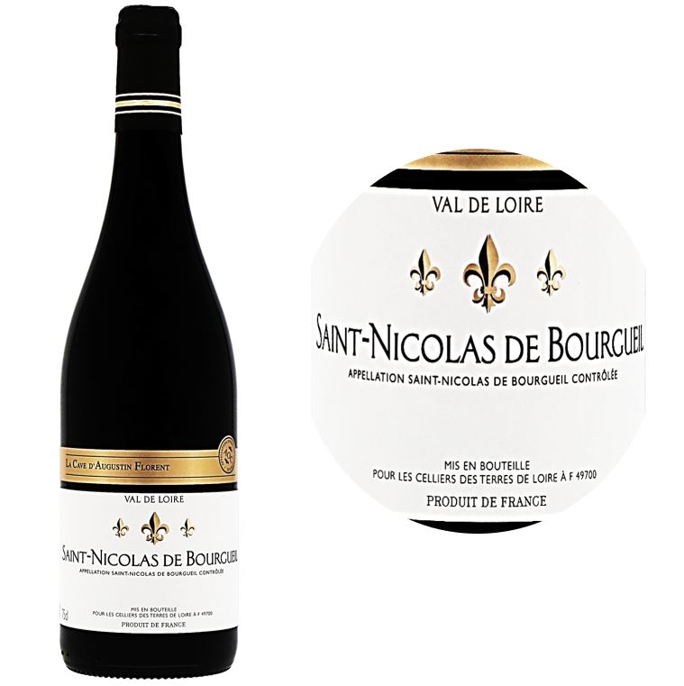 Sélection A. Florent Saint-Nicolas de Bourgueil rouge 2023 Bouteille 75cl