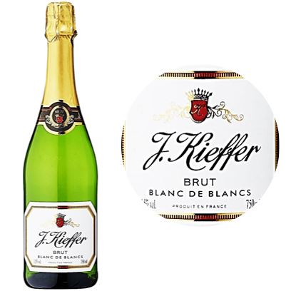 J. Kieffer Brut Blanc de Blancs Sparkling Wine Bouteille 75cl