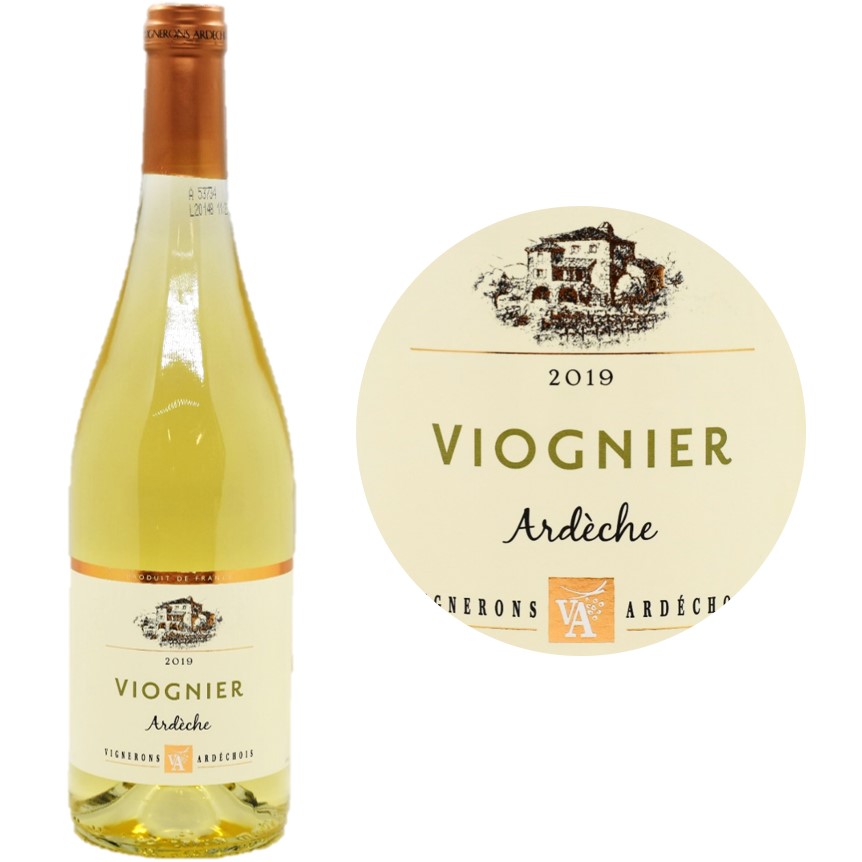 Vignerons d&rsquo;Ard&egrave;che Viognier IGP White Wine 2023 Bouteille 75cl