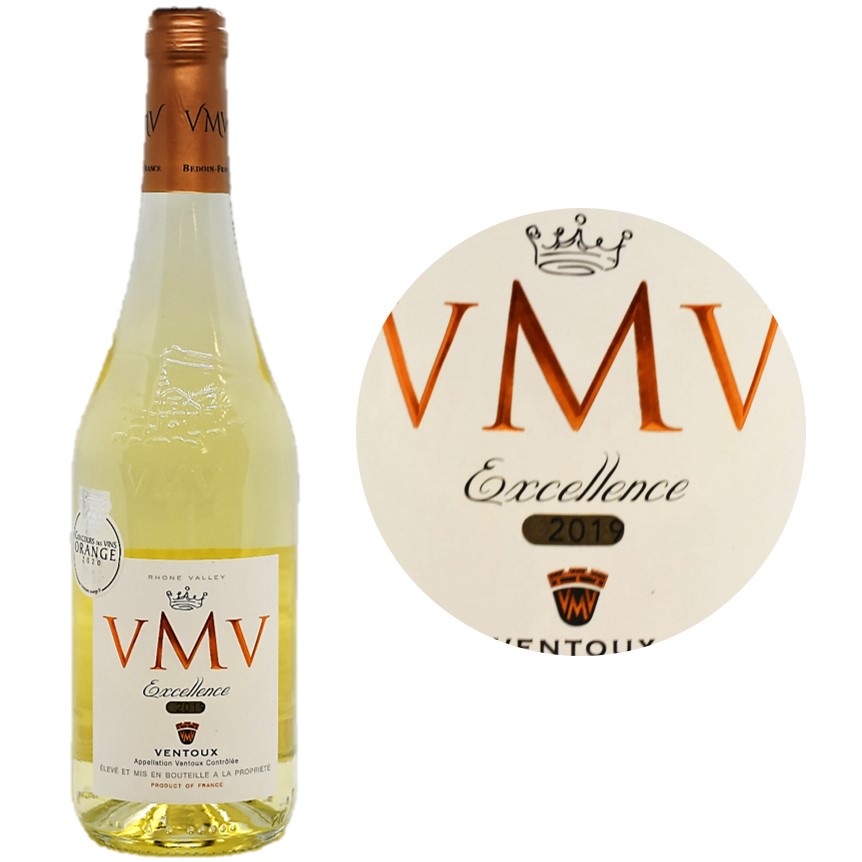 VMV C&ocirc;te du Ventoux White Wine 2023 Bouteille 75cl