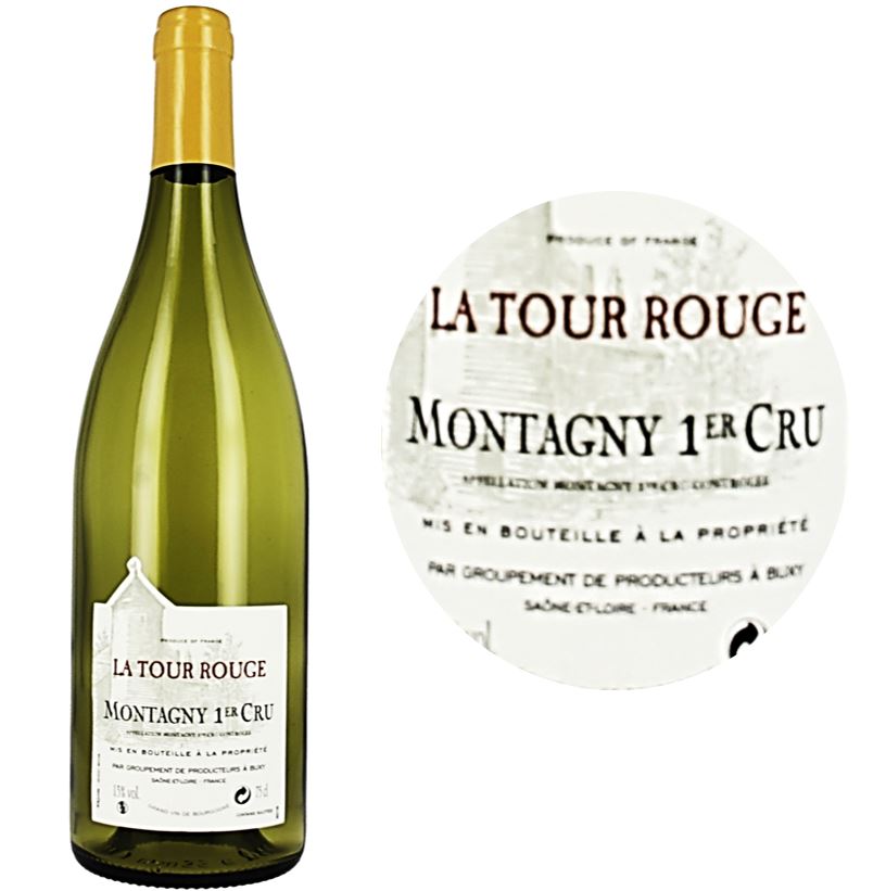 La Tour Rouge Chardonnay Montagny 1er Cru White Wine 2022 75cl