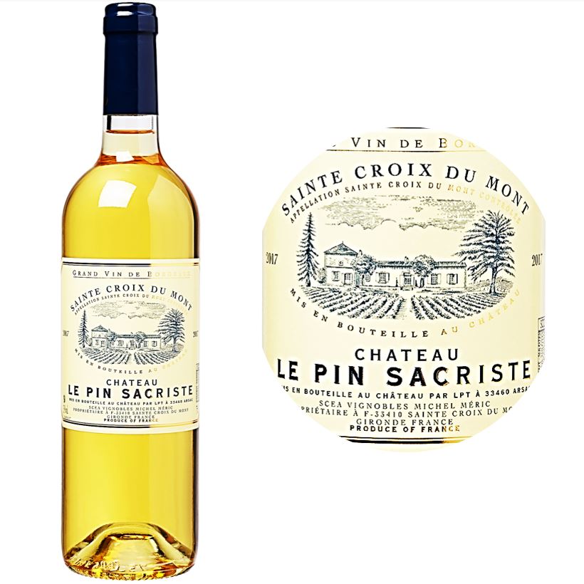 Ch. Le Pin Sacristie S&eacute;millon Sainte Croix du Mont White Wine 2020 75cl