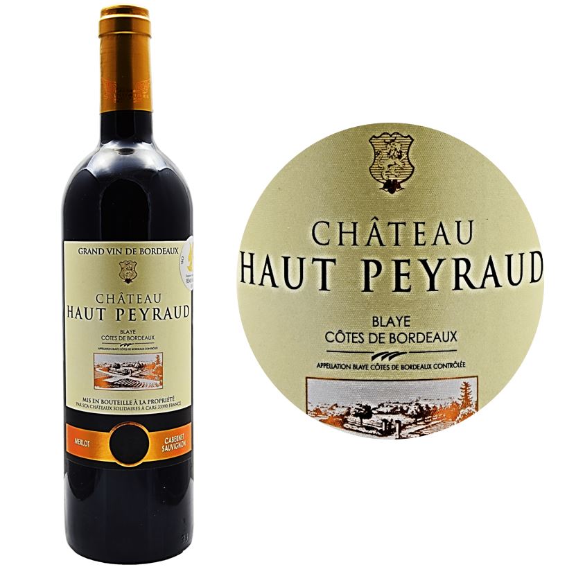 Ch. Haut Peyraud Blaye Côtes de Bordeaux rouge 2019-2020 75cl