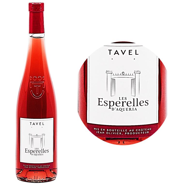 Esperelles D’Aqueria  Tavel rosé AOP 2020-2023 Bouteille 75cl