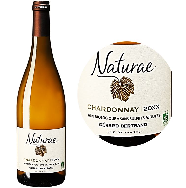 Naturea IGP Pays d’Oc Chardonnay blanc BIO 2020-2023 Bouteille 75cl