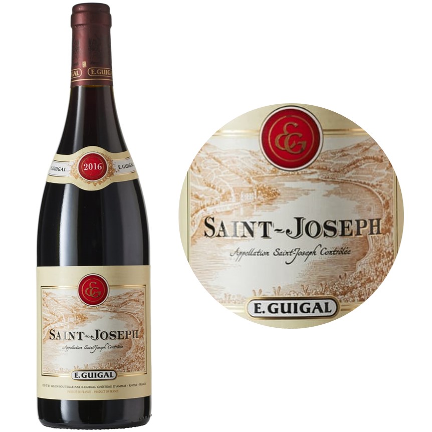 E. Guigual Syrah Saint-Joseph Red Wine 2020 Bouteille 75cl