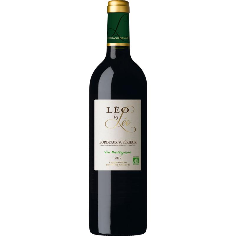 L&eacute;o by Leo Cabernet Sauvignon BorDeaux Sup&eacute;rieur Red Wine BIO 2022 Bouteille 75cl