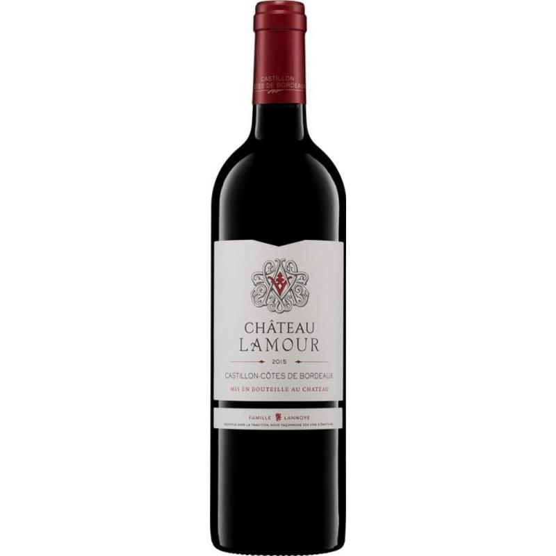 Ch&acirc;teau Lamour Merlot Castillon C&ocirc;tes De BorDeaux Red Wine 2021 Bouteille 75cl